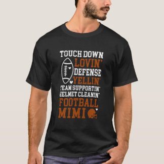 Trotse Voetbal Mimi Oma Mimi Van Een Voetbal Pla T-shirt