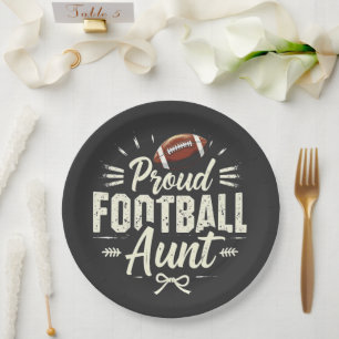 Trotse voetbal tante Fantasy Football Matching Papieren Bordje