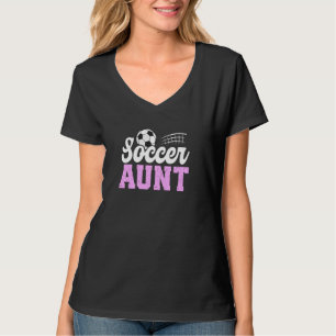 Trotse Voetbal Tante Voetballer Tante Voetbal Tant T-shirt