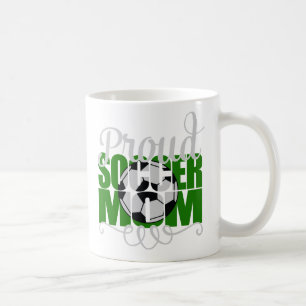 Trotse Voetbalmoeder in het Groen Koffiemok