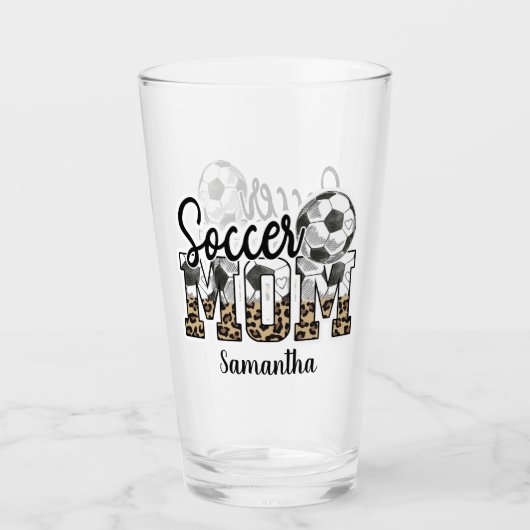 Trotse voetbalmoeder - Sidenier Kampioen Glas (Voorkant)