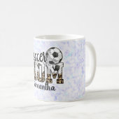 Trotse voetbalmoeder - Sidenier Kampioen Koffiemok (Voorkant rechts)