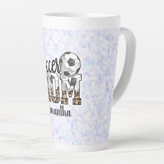 Trotse voetbalmoeder - Sidenier Kampioen Latte Mok (Rechterhoek)