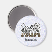 Trotse voetbalmoeder - Sidenier Kampioen Magneet (Voorkant / Achterkant)