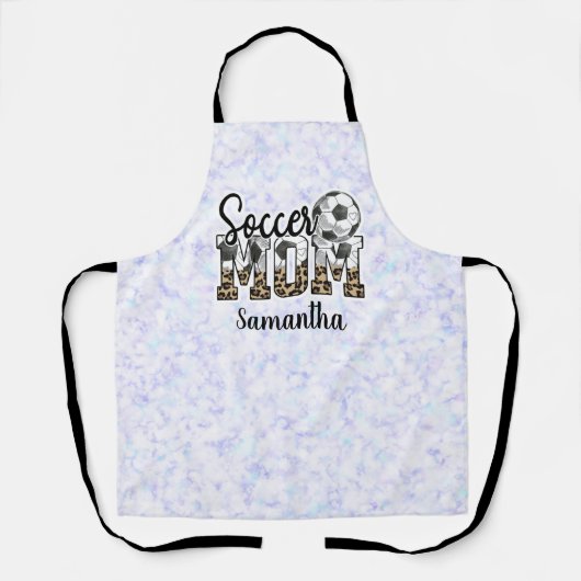 Trotse voetbalmoeder - Sidenier Kampioen Schort (Voorkant)