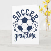 Trotse Voetbaloma Moederdag  Kaart (Gele Bloem)