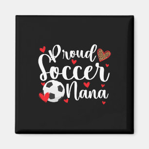 Trotse Voetbaloma Van Een Voetballer Oma Magneet