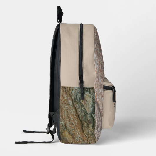 Trotse vogel nerd silhouet boom hout vogelaar bedrukte rugzak (Links)