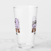 Trotse volleybal moeder – het dienen van ondersteu glas (Links)