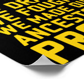 Trotse voorouders poster (Hoek)