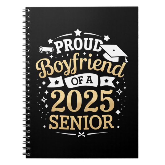 Trotse Vriend Van Een Afgestudeerde Van 2025 Afstu Notitieboek (Voorkant)