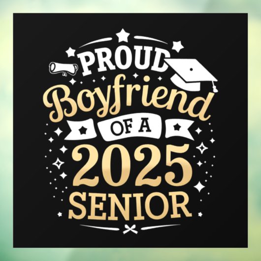 Trotse vriend van een Afstuderen Afstuderen uit 20 Raamsticker (Vel 3)