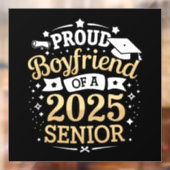 Trotse vriend van een Afstuderen Afstuderen uit 20 Raamsticker (Vel 2)