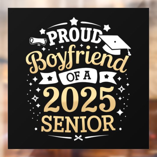 Trotse vriend van een Afstuderen Afstuderen uit 20 Raamsticker (Vel 2)