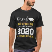 Trotse vriend van een Afstuderen wit 2020 T-shirt (Voorkant)