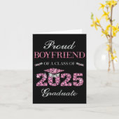 Trotse vriend van een CL van 2025 Afstuderen 1 Kaart (Gele Bloem)