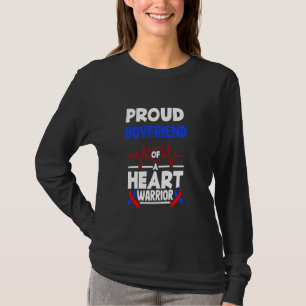 Trotse vriend van een hart krijger CHD bewustzijn T-shirt