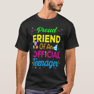 Trotse vriend van een officiële tiener 13e verjaar t-shirt