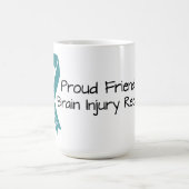 Trotse Vriend Van Hersenletsel Herstel Koffie Mok (Center)