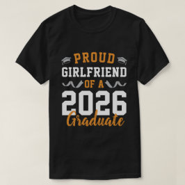 Trotse Vriendin van een 2026 Afstudeerfeest Maatwe T-shirt