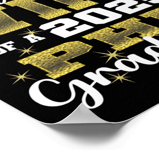 Trotse vrouw CL van 2025 PhD Afstuderen doctoraat  Poster (Hoek)