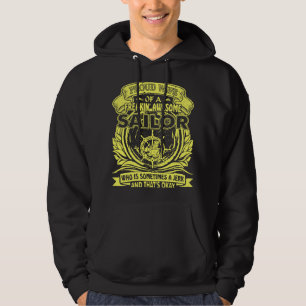 Trotse Vrouw Freakin Geweldige Sailor Soms Trek Hoodie
