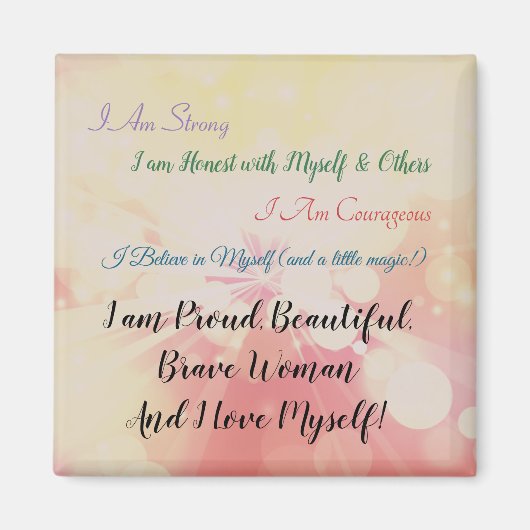 Trotse Vrouw Magneet (Voorkant)