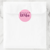 Trotse vrouw schattige hart stickers (Tas)