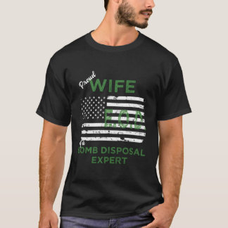 Trotse vrouw van een bomopruimingsexpert Eod Wife  T-shirt