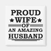 Trotse vrouw van een geweldige man magneet (Voorkant)