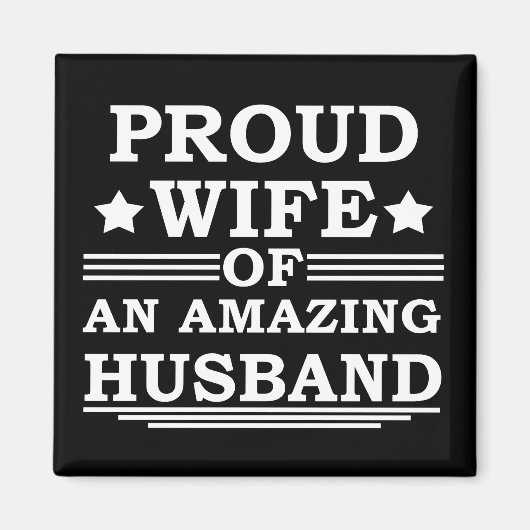 Trotse vrouw van een geweldige man magneet (Voorkant)