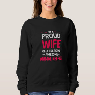 Trotse Vrouw Van Een Vet Leuke Dierenverzorger Trui