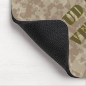 Trotse Vrouw Veteraan Sand Tan Camo Muismat (Hoek)