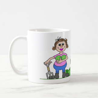 Trotse Vrouwelijke Tuinier Koffiemok