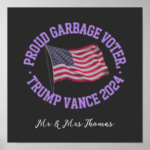 Trotse Vuilnis Stemmer Trump Vance 2024 Spring Er Poster