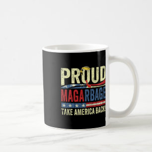 Trotse vuilnis T-shirt Trots om vuilnis Trump steu Koffiemok