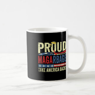 Trotse vuilnis T-shirt Trots om vuilnis Trump steu Koffiemok