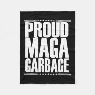 Trotse vuilnis Trump supporter 5 Fleece Deken