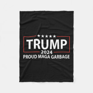 Trotse vuilnis Trump supporter 6 Fleece Deken