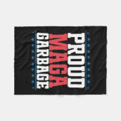 Trotse vuilnis Trump supporter 7 Fleece Deken (Voorkant (Horizontaal))