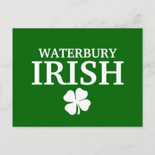 Trotse WATERBURY IRISH! st Patrick's day Briefkaart