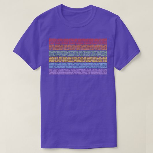 Trotse wereldburger t-shirt (Design voorkant)