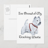 Trotse Westie volgers Briefkaart (Voorkant / Achterkant)