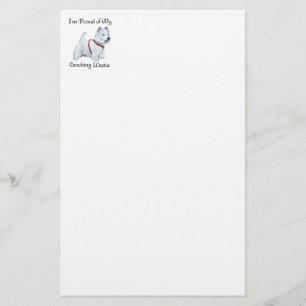 Trotse Westie volgers Briefpapier