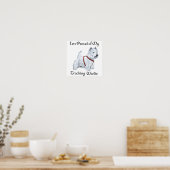 Trotse Westie volgers Poster (Keuken)