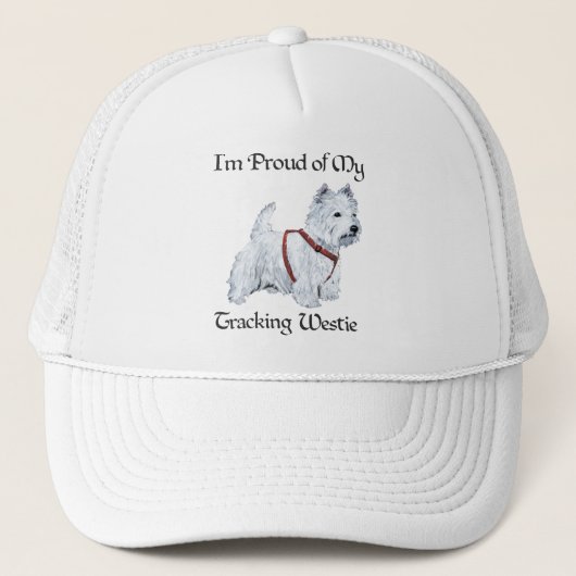 Trotse Westie volgers Trucker Pet (Voorkant)