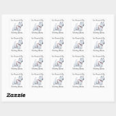 Trotse Westie volgers Vierkante Sticker (Vel)