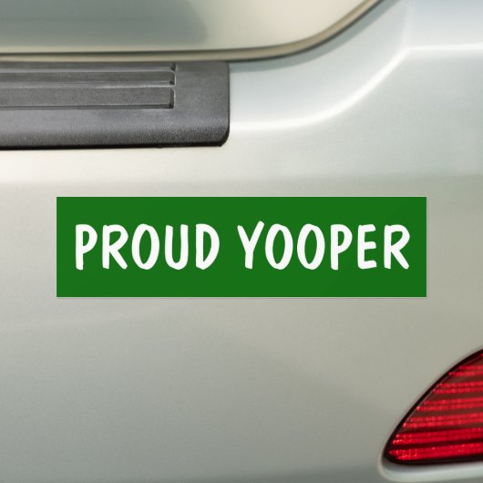 Trotse Yooper Bumpersticker (Op auto)