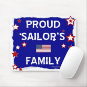 Trotse zeemansfamilie - In Honor - Mousepad Muismat (Met muis)
