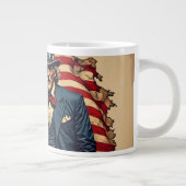 Trotse ziel van 4 juli grote koffiekop (Rechts)